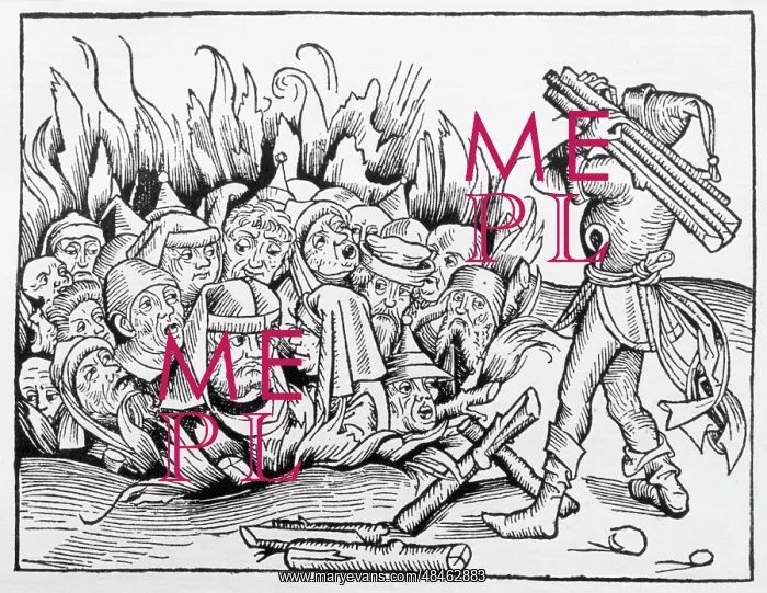  : BURNING JEWS / 1493
