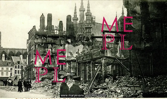 : Burning of Louvain, Belgium, WW1 : Burning of Louvain, Belgium, WW1