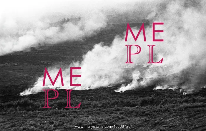  : Burning peat, 1972