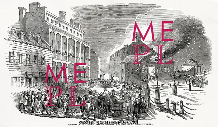 : Burning of the Quebec Theatre : Burning of the Quebec Theatre
