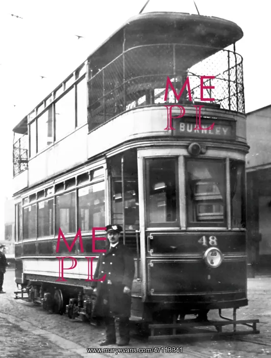  : Burnley tram driver Charlie Nelson, possibly 1920s