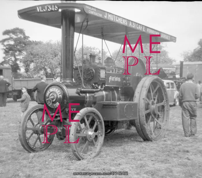 : Burrell Steam Tractor VLD346 Furious : Burrell Steam Tractor VLD346 Furious