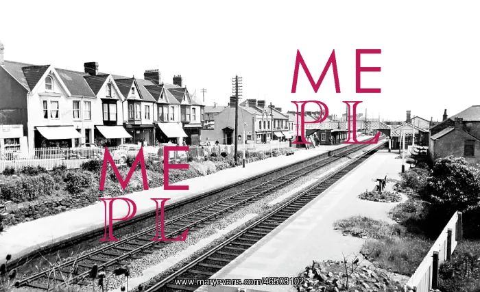  : Burry Port, Station Road c1955