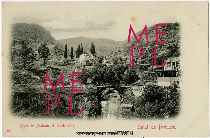  : Bursa, Turkey - Mahsin Bridge over the Guek-Sou stream