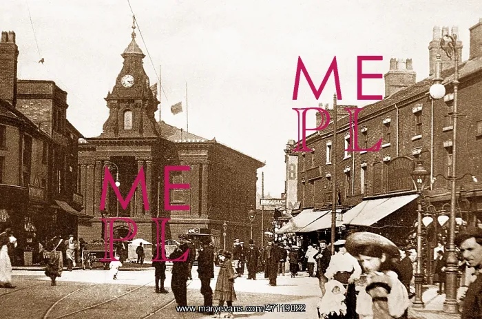  : Burslem Town Hall early 1900s