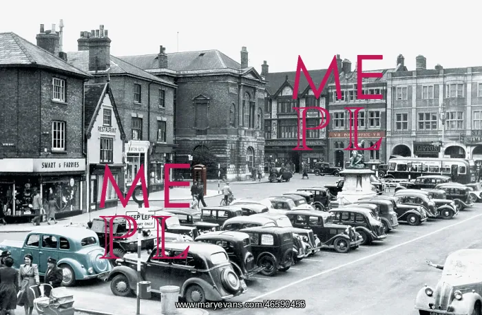  : Bury St Edmunds, Cornhill c1950