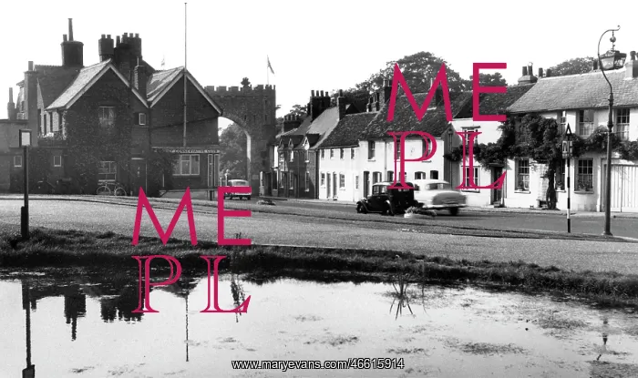  : Bushey, the Pond and Coronation Arch 1953