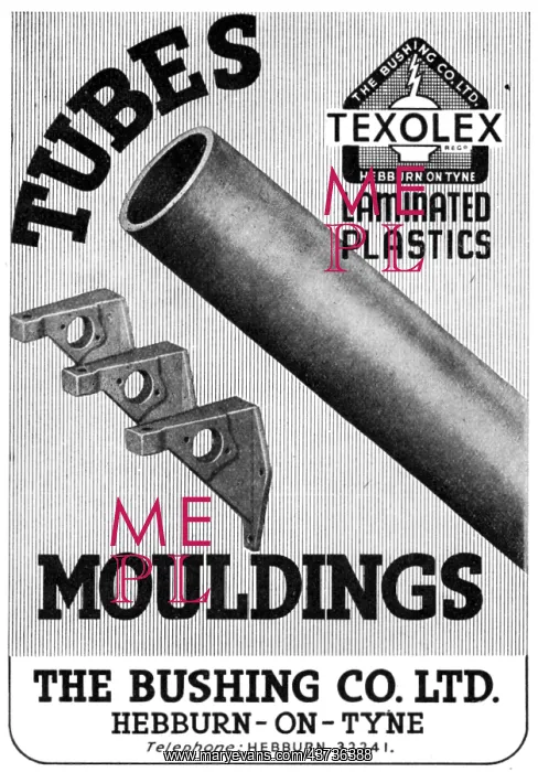  : Bushing Texolex Plastic Tubes & Mouldings
