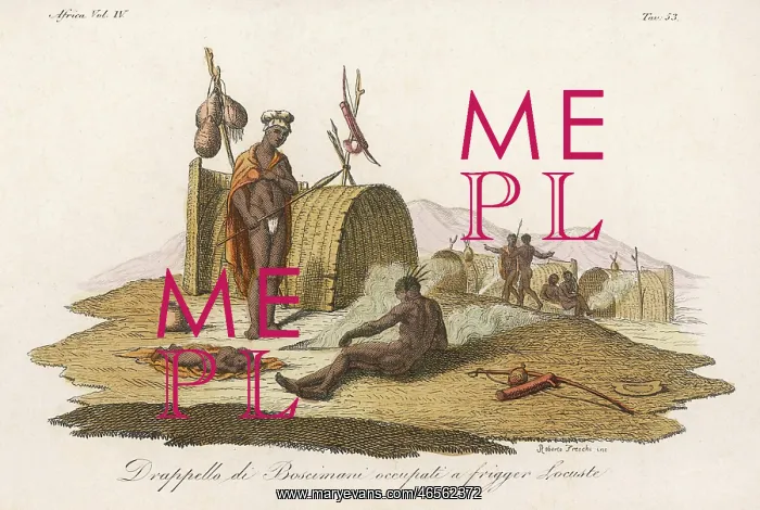  : BUSHMEN IN VILLAGE