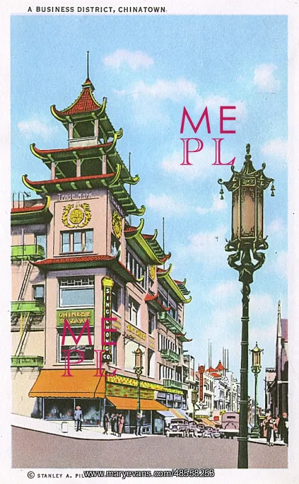  : Business district, Chinatown, San Francisco, California, USA