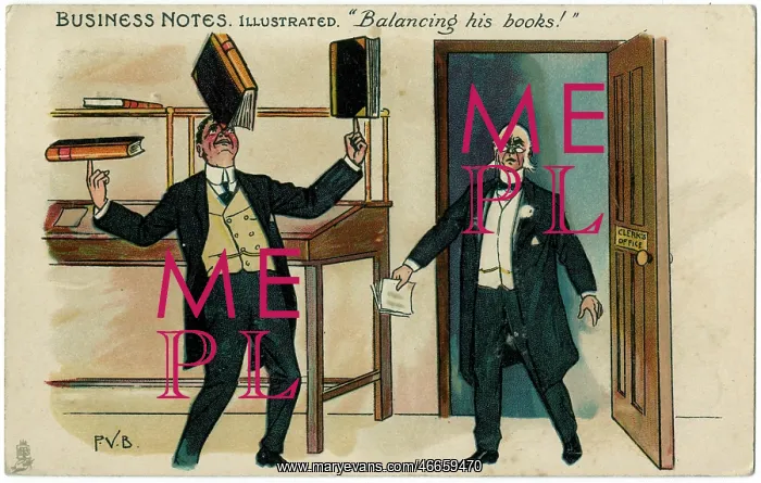 : Business Notes Illustrated - Balancing his Books : Business Notes Illustrated - Balancing his Books
