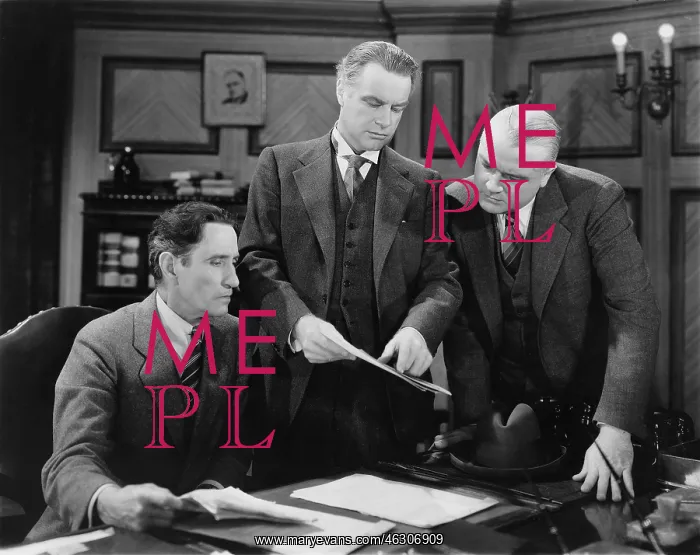 : Businessmen reading a report : Businessmen reading a report