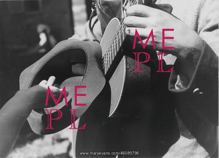 : Busker in Vienna. 16th June 1948 : Busker in Vienna. 16th June 1948