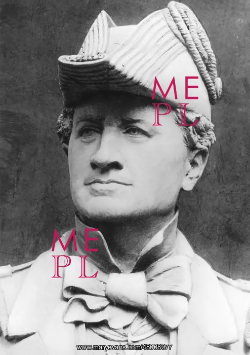 : Bust of Adalbert of Prussia, undated photograph : Bust of Adalbert of Prussia, undated photograph