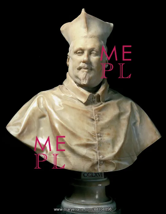 : Bust of Cardinal Scipione Borghese, by Bernini : Bust of Cardinal Scipione Borghese, by Bernini