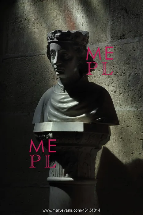  : Bust of Charles VII, Basilique Saint-Denis, Saint-Denis