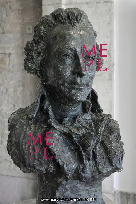 : Bust of Claude Nicolas Ledoux, Royal Saltworks : Bust of Claude Nicolas Ledoux, Royal Saltworks