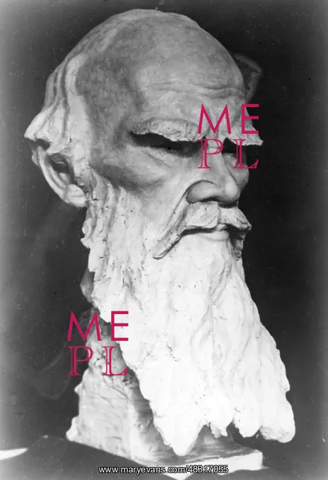 : Bust of Count Lev Tolstoy, 1928 : Bust of Count Lev Tolstoy, 1928