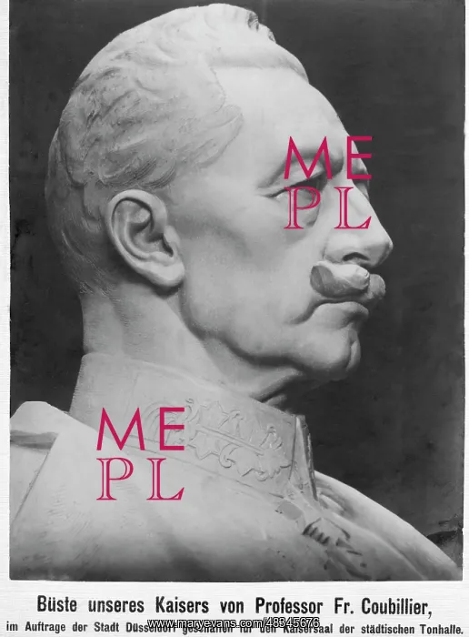 : Bust of Emperor William II, 1918 : Bust of Emperor William II, 1918