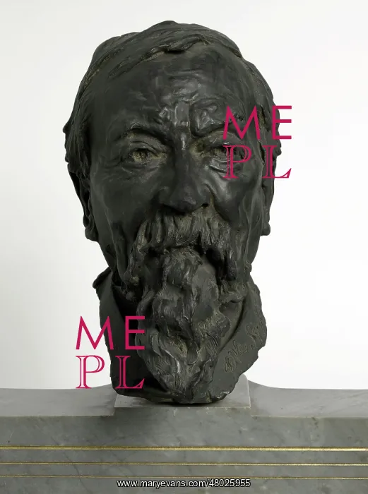: Bust of Felix Ziem : Bust of Felix Ziem