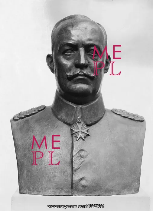 : Bust of General Erich Ludendorff : Bust of General Erich Ludendorff