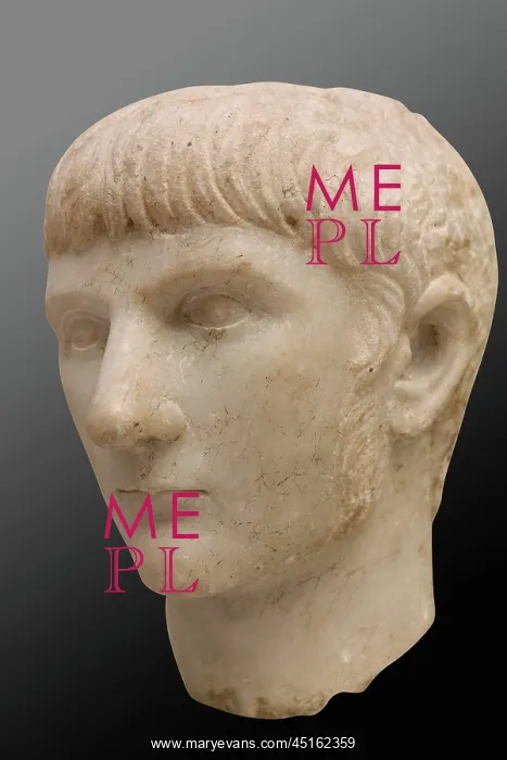 : Bust of Germanicus, Museo de Cadiz, Cadiz, Andalusia, Spain : Bust of Germanicus, Museo de Cadiz, Cadiz, Andalusia, Spain