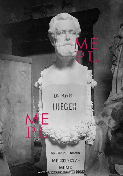 : Bust of Karl Lueger. 1912 : Bust of Karl Lueger. 1912