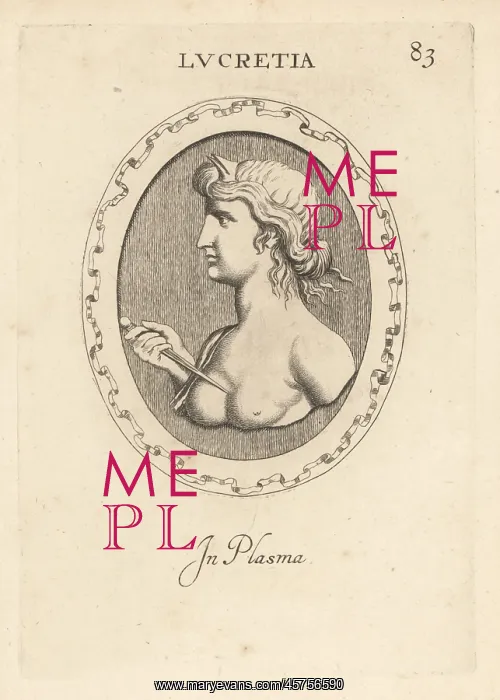 : Bust of Lucrece with dagger at her breast : Bust of Lucrece with dagger at her breast