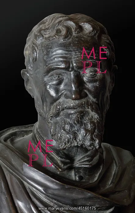 : Bust of Michelangelo, Casa Buonarotti, Florence : Bust of Michelangelo, Casa Buonarotti, Florence