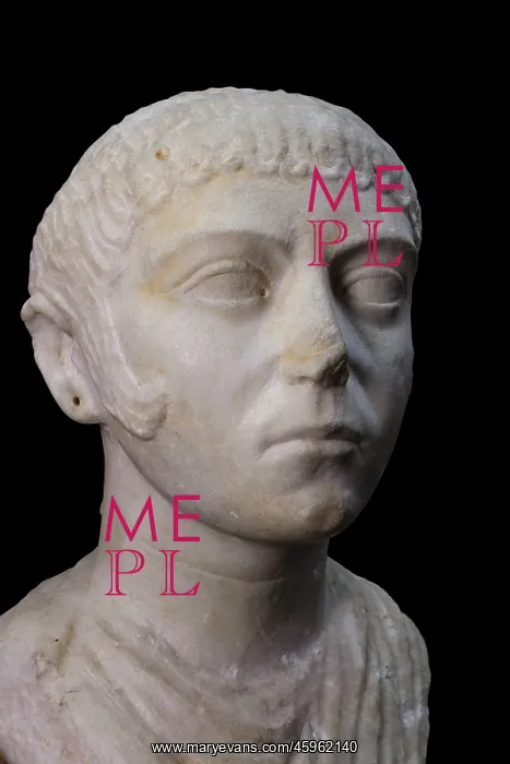 : Bust, Museo Nacional de Arte Romano, Merida, Spain : Bust, Museo Nacional de Arte Romano, Merida, Spain