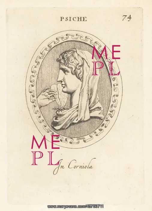  : Bust of Psyche holding a butterfly by its wings