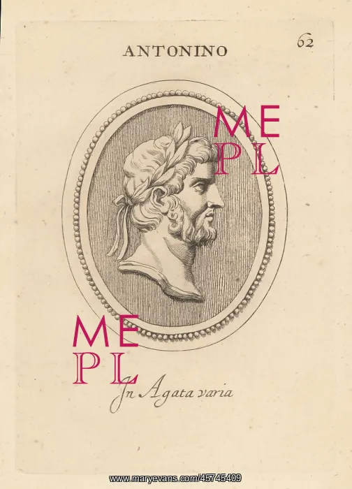 : Bust of Roman emperor Antoninus Pius : Bust of Roman emperor Antoninus Pius