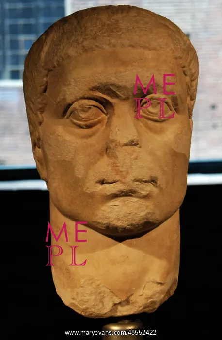 : Bust of Roman emperor Constantine the Great (c.272-337). Rom : Bust of Roman emperor Constantine the Great (c.272-337). Rom