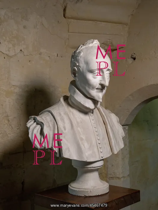 : Bust, Ronsard's home, Prieure de Saint-Cosme, La Riche : Bust, Ronsard's home, Prieure de Saint-Cosme, La Riche