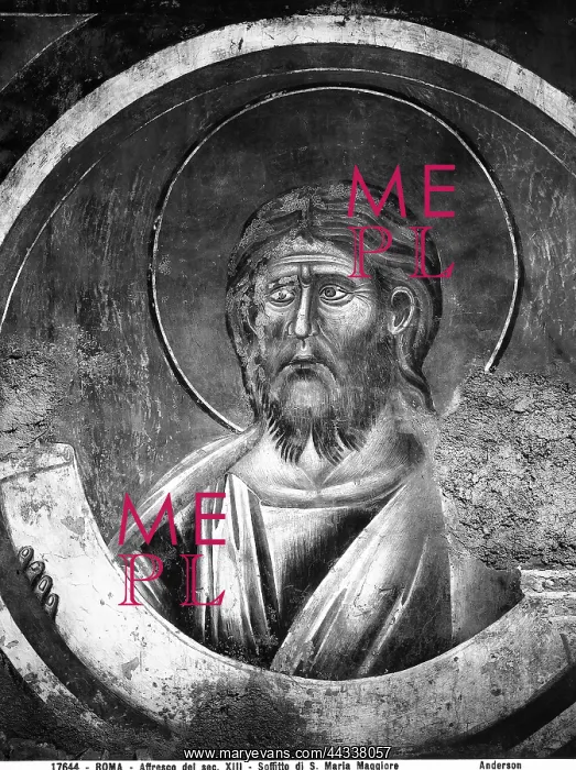 : Bust of a saint in : Bust of a saint in