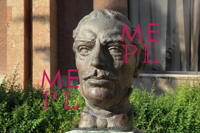 : Bust of Thimi Mitko, Korce, Albania : Bust of Thimi Mitko, Korce, Albania