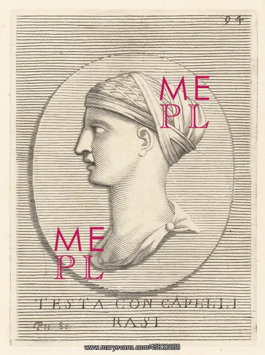 : Bust on an unknown female, possibly a Vestel Virgin : Bust on an unknown female, possibly a Vestel Virgin