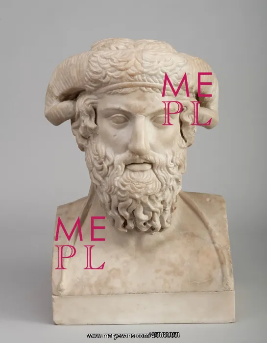 : Bust of Zeus Ammon : Bust of Zeus Ammon