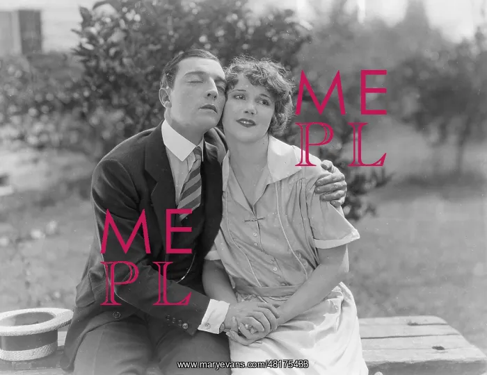 : Buster Keaton (left) in Seven Chances, 1925 : Buster Keaton (left) in Seven Chances, 1925