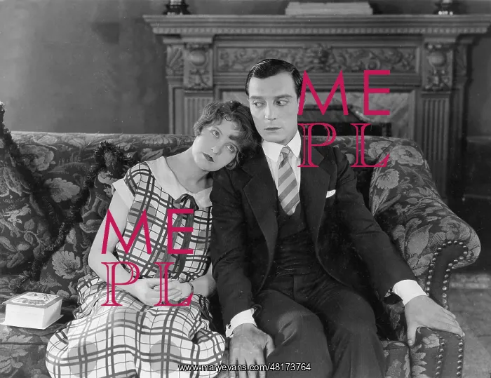 : Buster Keaton (right) in Seven Chances, 1925 : Buster Keaton (right) in Seven Chances, 1925