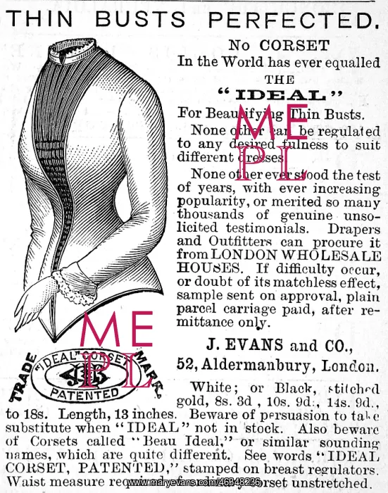 : Thin busts perfected 1885 : Thin busts perfected 1885