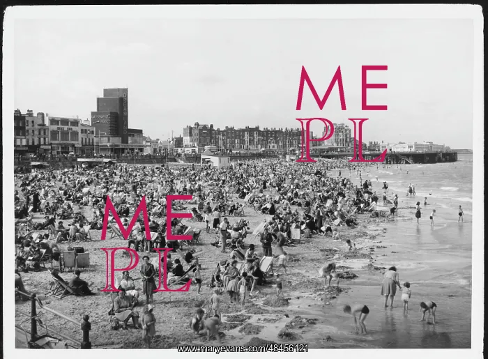: BUSY BEACH, MARGATE : BUSY BEACH, MARGATE