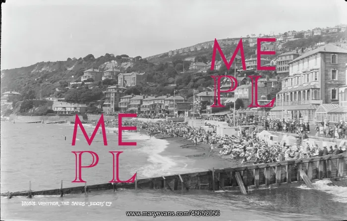 : A Busy Day at Ventnor Beach : A Busy Day at Ventnor Beach