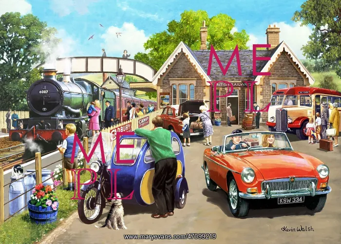 : Busy day at the Village Station : Busy day at the Village Station