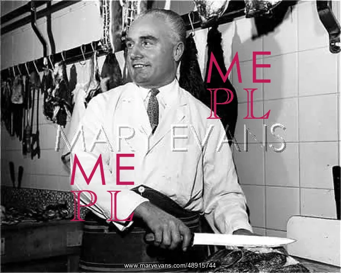  : BUTCHER. A butcher cuts up some steaks