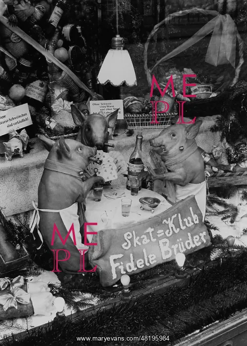 : Butcher shop, 1932 : Butcher shop, 1932