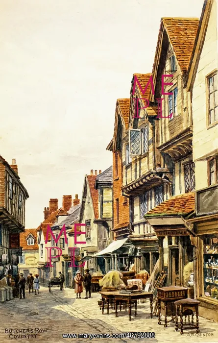 : Butchers Row, Coventry, Warwickshire : Butchers Row, Coventry, Warwickshire