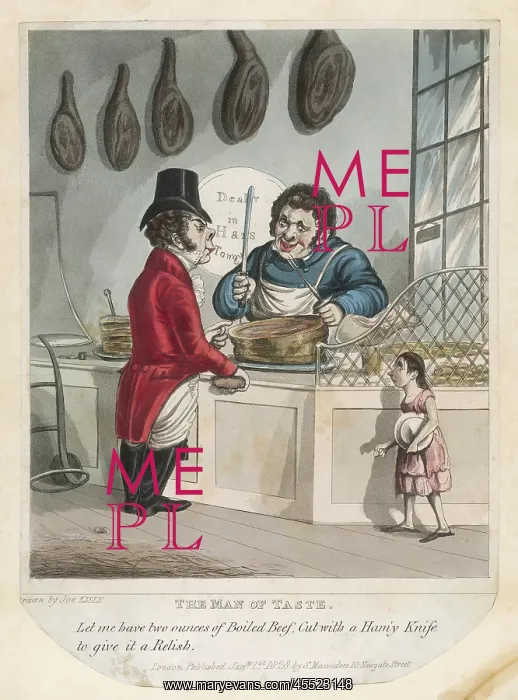 : IN A BUTCHER'S SHOP : IN A BUTCHER'S SHOP