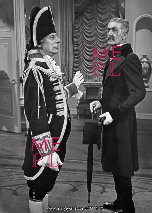 : Butler and master, 19th century : Butler and master, 19th century