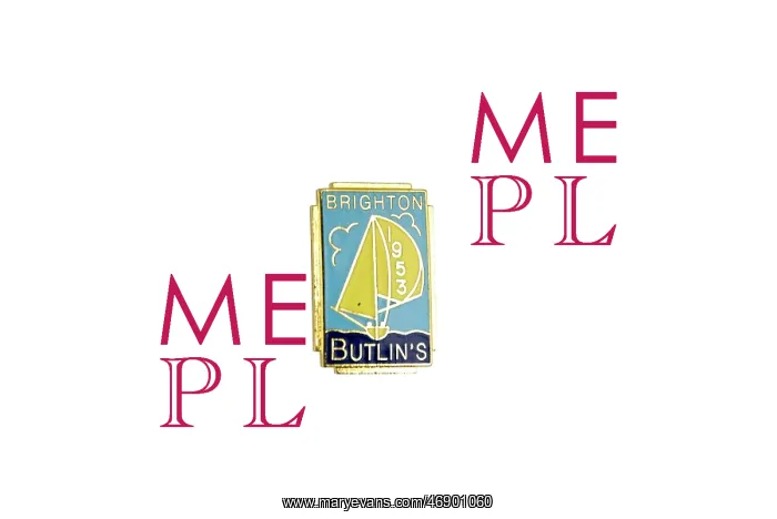 : Butlins, Brighton, Badge, 1953 : Butlins, Brighton, Badge, 1953